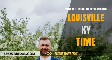 Louisville KY Royal Wedding Time: When to Tune In
