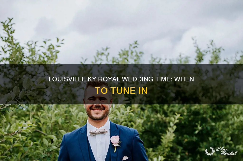 what the time is the royal wedding louisville ky time