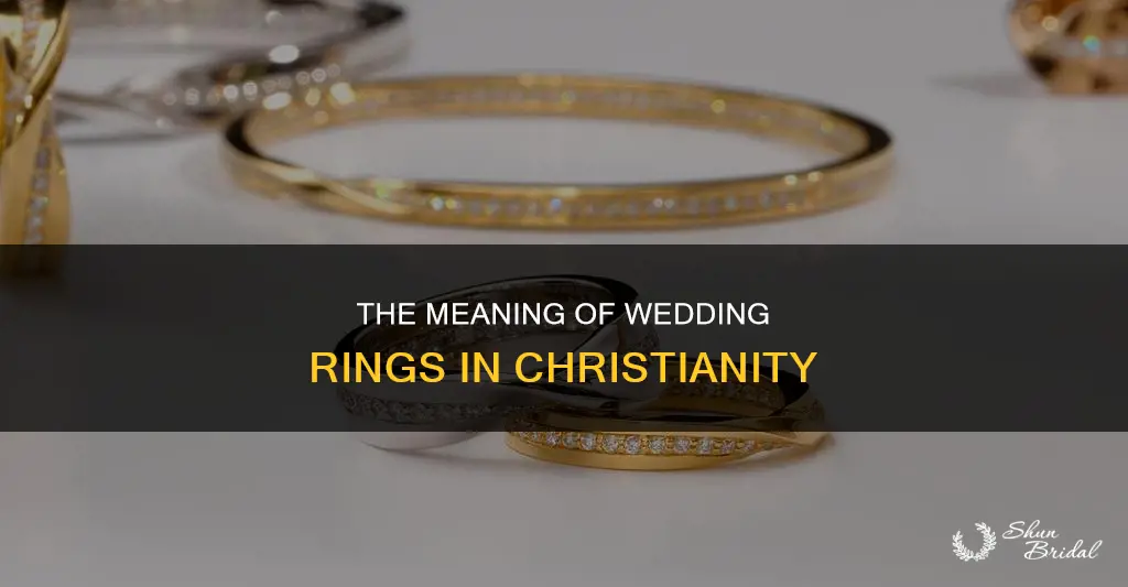 what the wedding ring symbolism in christianity