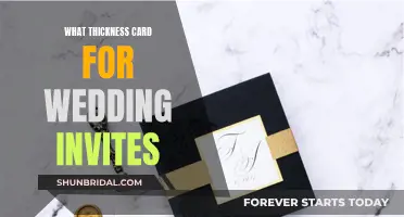 Choosing the Perfect Card Thickness for Your Wedding Invites