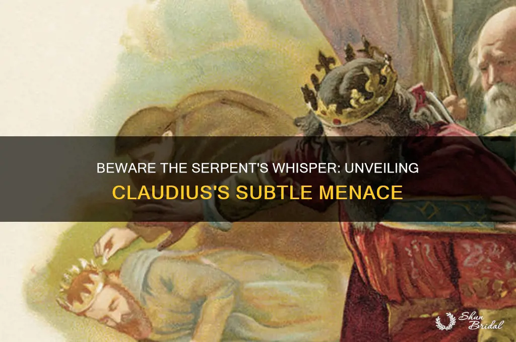 what thinly veiled threat to claudius