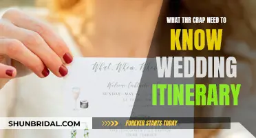 The Ultimate Wedding Itinerary: What, When, and How