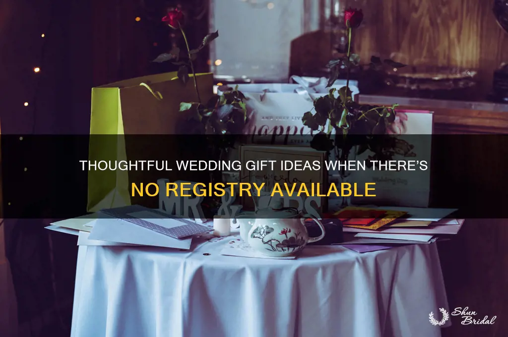 what ti buy for wedding gift when theyre not registered