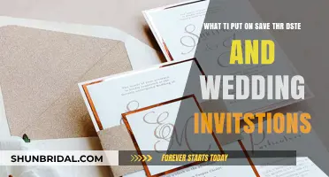 Save-the-Dates and Wedding Invites: What to Include