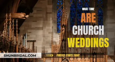 Church Wedding Times: A Guide to Ceremony Hours