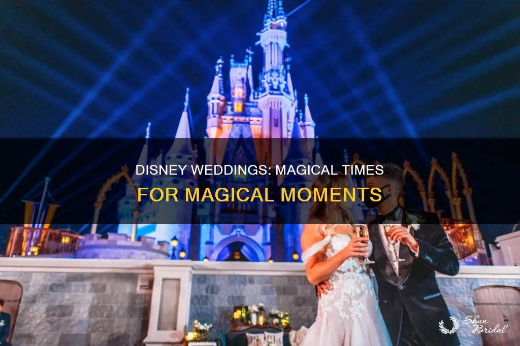 what time are disney weddings