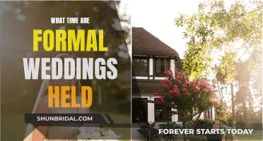 Evening Weddings: Formal Timings and Traditions Explored
