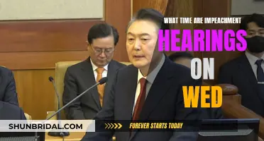 Impeachment Hearings: When to Tune In on Wednesday