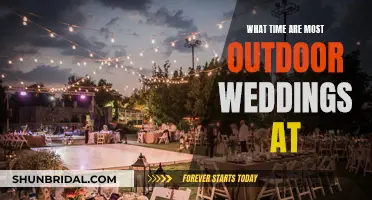 Outdoor Wedding Times: What's the Best Hour?