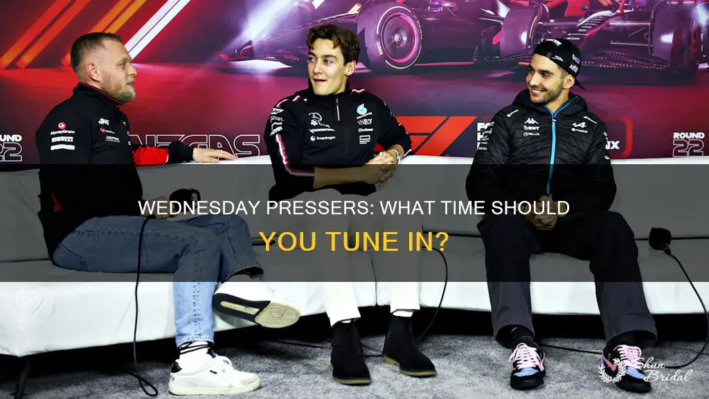 what time are the wed presd
