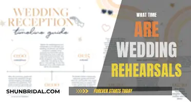 The Perfect Timing for Wedding Rehearsals