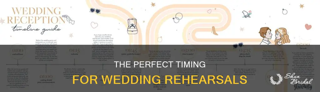 what time are wedding rehearsals