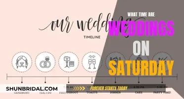 Saturday Wedding Timings: The Perfect Hour for Nuptials