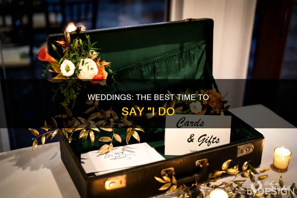 what time are weddings usually