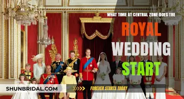 Royal Wedding Start Time: Central Zone Schedule Revealed