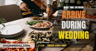 Caterers' Arrival Time: A Crucial Wedding Detail