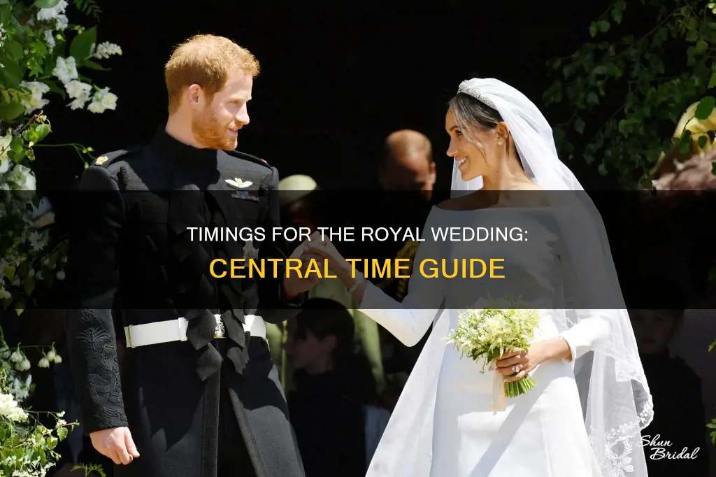 what time central 2 watch roual wedding