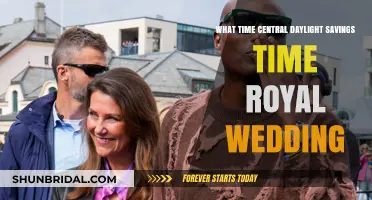 Royal Wedding Time: Central Daylight Savings Schedule Explained