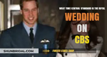 Royal Wedding CBS Broadcast: Central Standard Time Guide