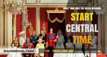 Royal Wedding Start Time: Central Time Zone Guide