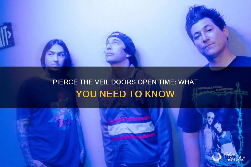 what time do doors open for pierce the veil