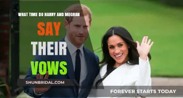 Harry and Meghan's Royal Wedding: Vows Exchange Time Revealed