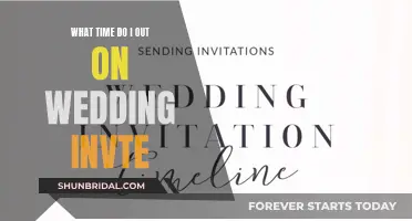 When to Send Out Wedding Invitations