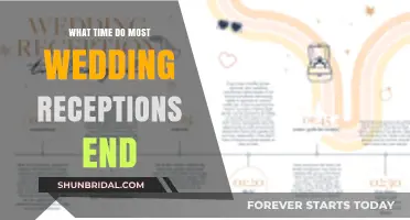 When Do Wedding Receptions Typically End?