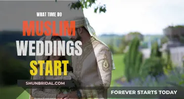 Muslim Wedding Timings: When Do Nuptials Commence?