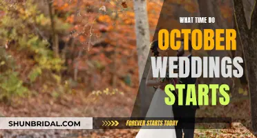October Weddings: Timing for a Magical Celebration