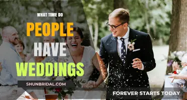 Perfect Timing: When Do Couples Typically Say 'I Do' at Weddings?