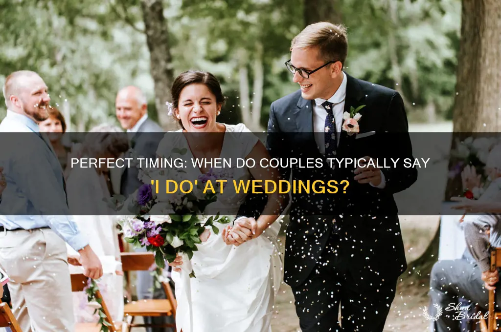 what time do people have weddings