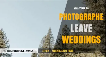 Capturing the Perfect Wedding: When Do Photographers Depart?