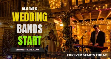 Wedding Bands: When to Start the Music