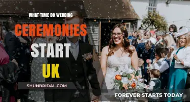 Ideal UK Wedding Ceremony Start Times: Planning Your Perfect Day