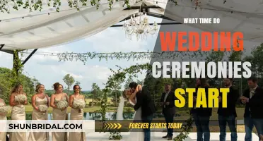 Ideal Wedding Ceremony Start Times: Planning Your Perfect Day