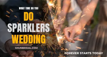 The Perfect Time for Wedding Sparklers: A Guide