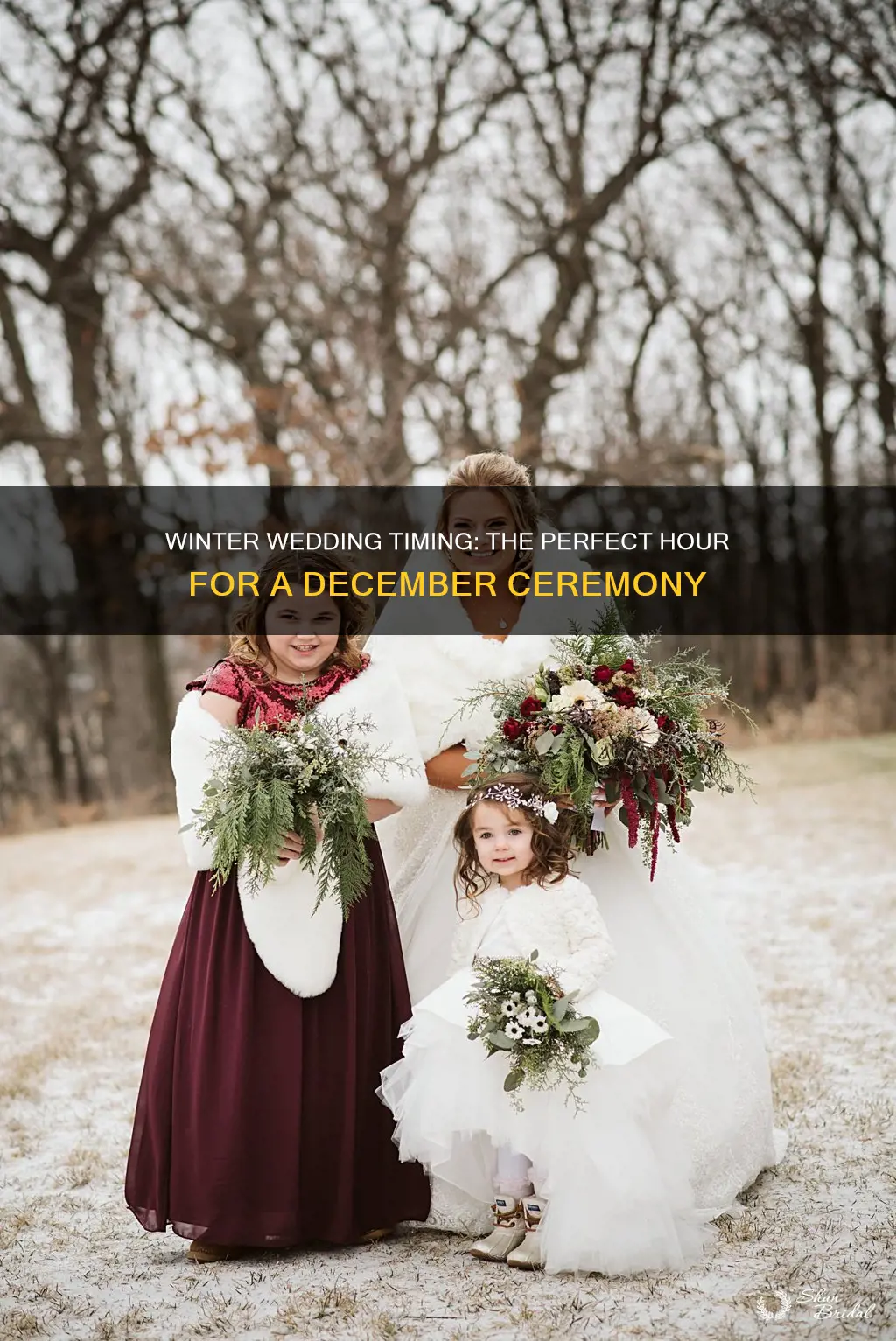 what time do you have a december wedding