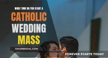 Planning a Catholic Wedding Mass: What Time to Start?