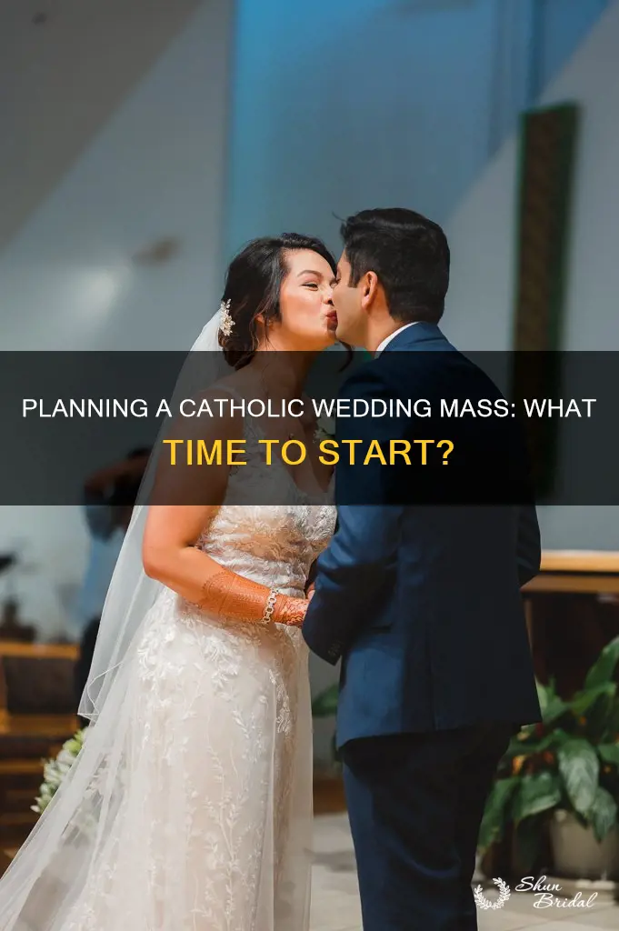 what time do you start a catholic wedding mass