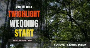 Twilight Weddings: Timing for a Magical Celebration