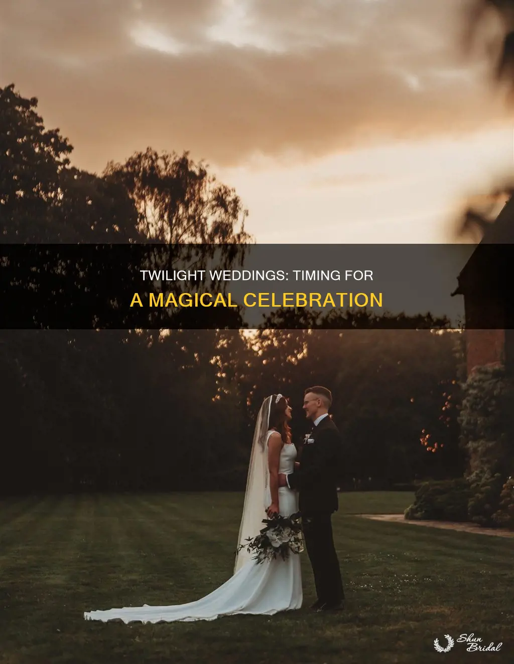 what time does a twighlight wedding start