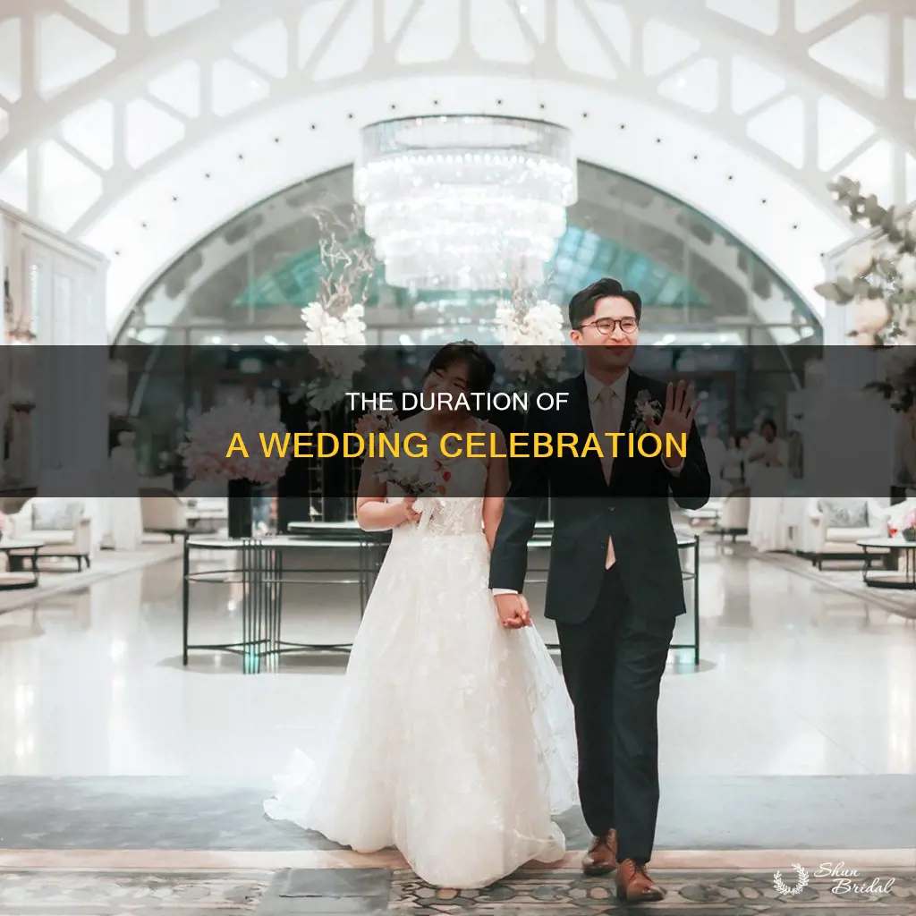 what time does a wedding last for