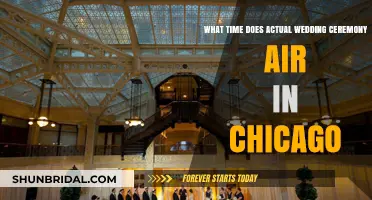 Chicago Wedding Ceremony Air Time: When to Tune In