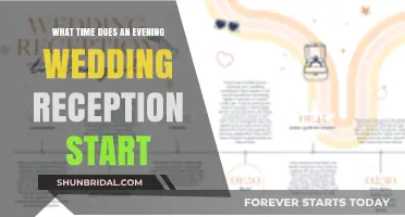 Evening Wedding Receptions: What Time to Start?