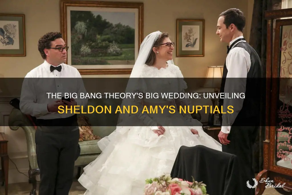 what time does big bang wedding sheldon and amy start