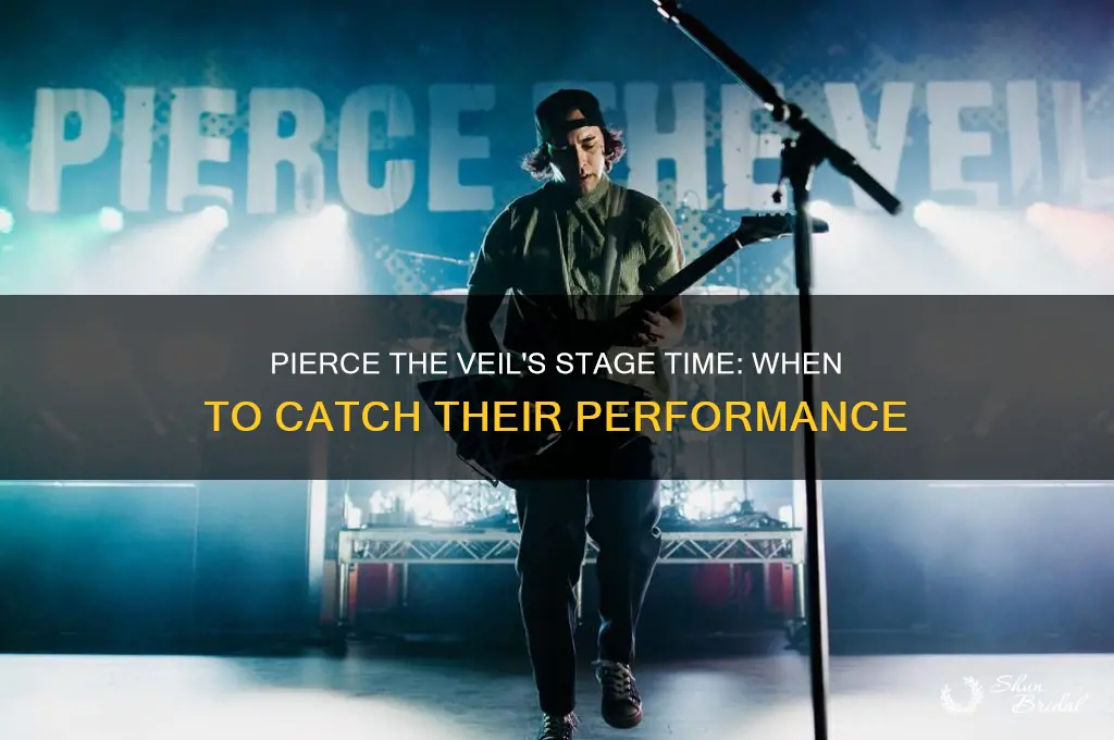 what time does pierce the veil come on