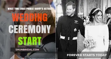 Prince Harry's Wedding Ceremony Start Time: All You Need to Know