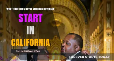 California Royal Wedding Coverage Start Time: When to Tune In