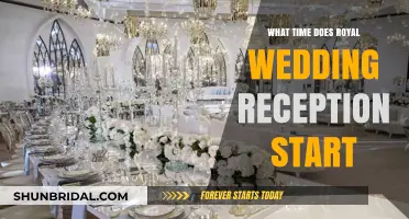 Royal Wedding Reception Start Time: When the Celebration Begins